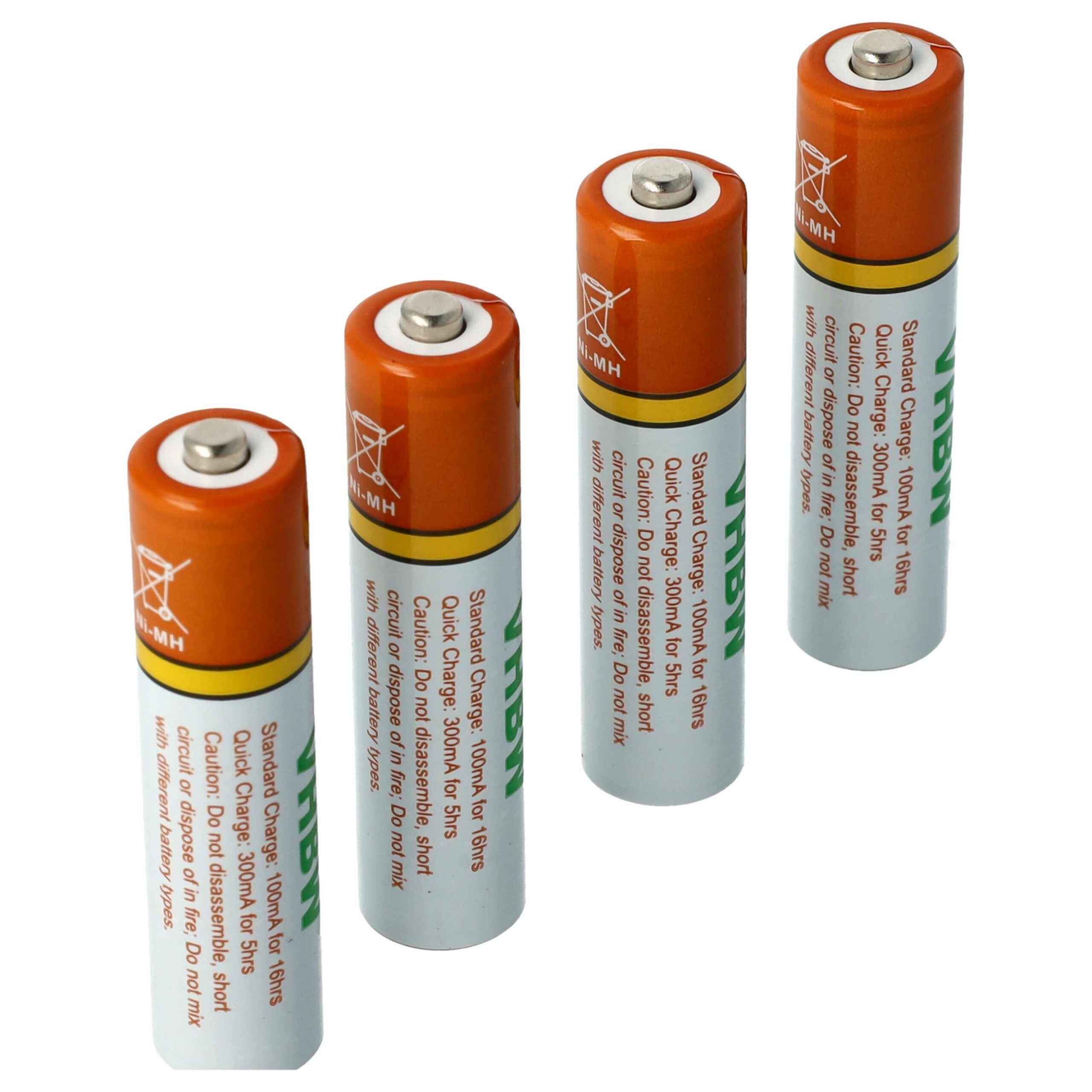 8x Bateria para telefones fixos Philips, Grundig, Sennheiser, Amplicomms - 1000 mAh 1.2V NiMH - Image 3