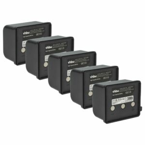 Bateria de Substituição vhbw 7,2V 2000 mAh NiMH para Comandos Itowa BT7223 - Pack de 5