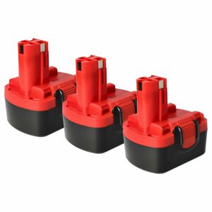 Pack 3 Baterias vhbw para Bosch 2 607 335 263 - 14.4V 3000 mAh NiMH