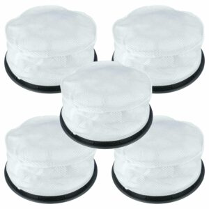 Pack de 5 Filtros Redondos vhbw para Aspiradores Numatic 604165, 604115 (32 cm)