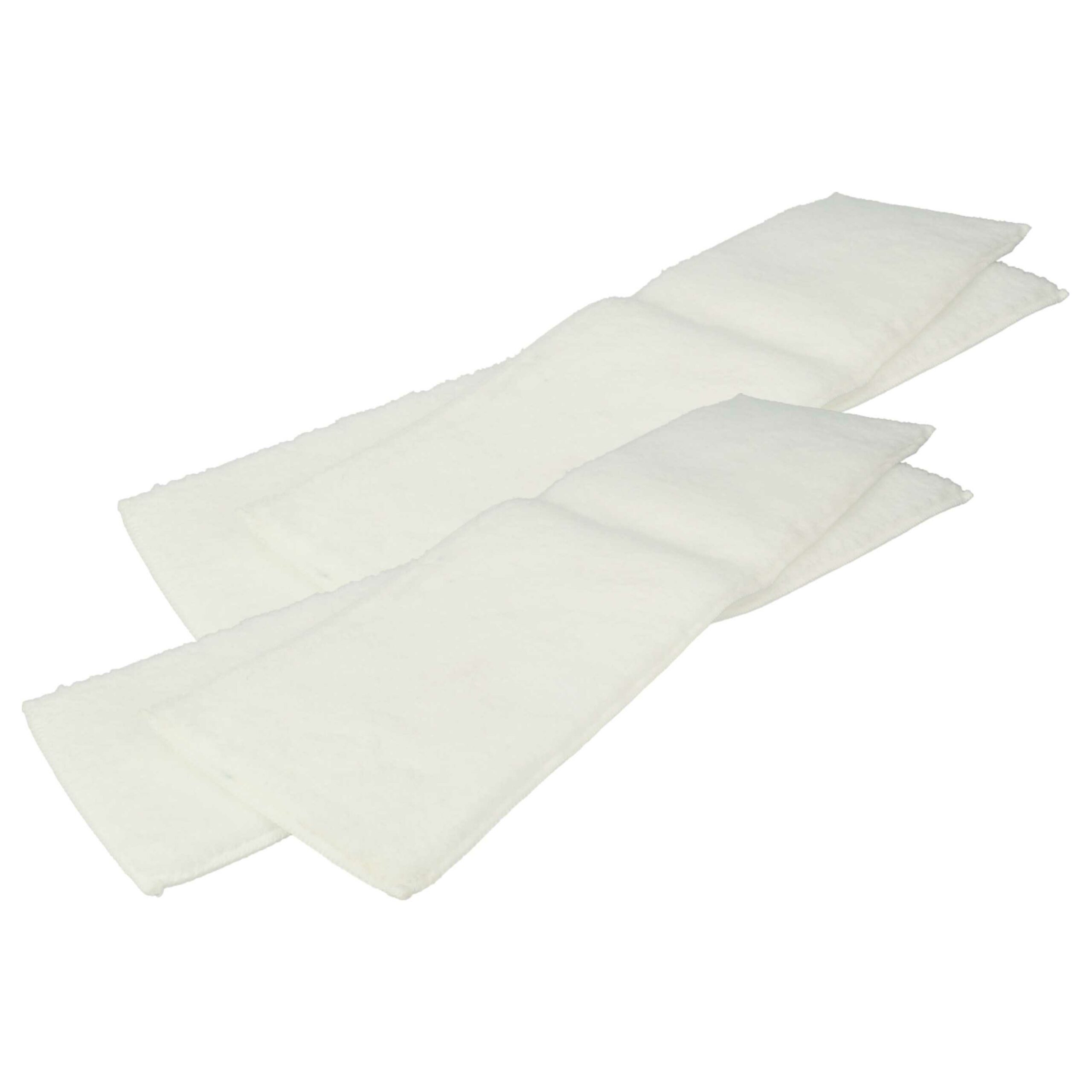 Conjunto de 4 Panos de Limpeza para Limpador a Vapor Kärcher KST 2, SC 2, SC 3, SG 4/4 - 40,5 x 11,15 x 0,3 cm