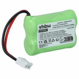 Bateria vhbw SL30013 para telefone fixo Simvalley - 400 mAh 2.4 V NiMH