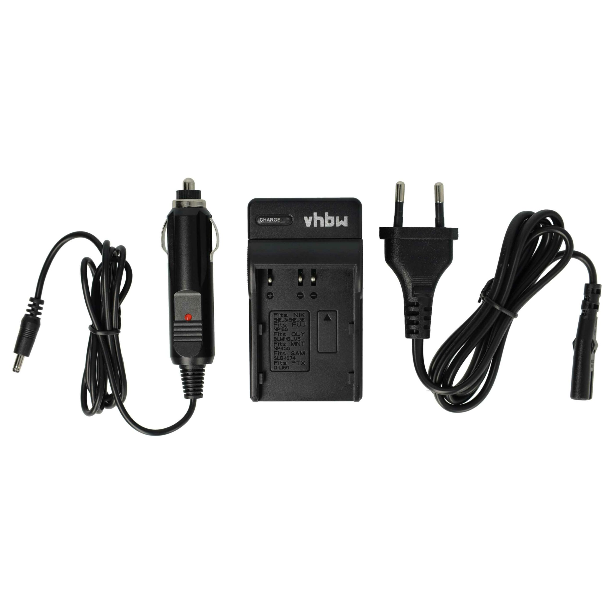Carregador de Baterias vhbw para Câmaras Nikon (substitui MH-18A) - 8,4 V / 0,6 A