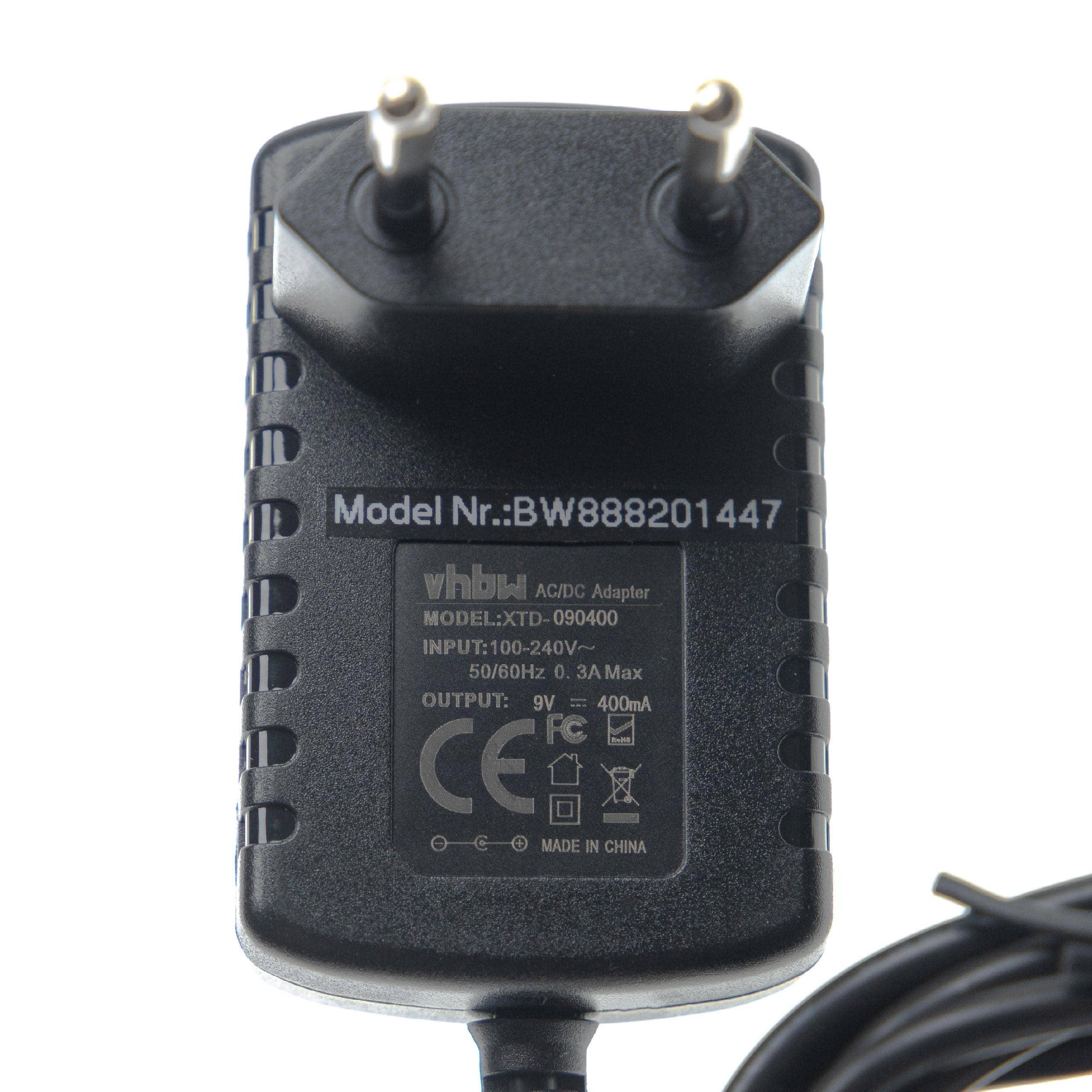 Adaptador de Alimentação CA vhbw substitui Compex 683020 para Estimulador Muscular Compex - 8,7 cm - Image 2