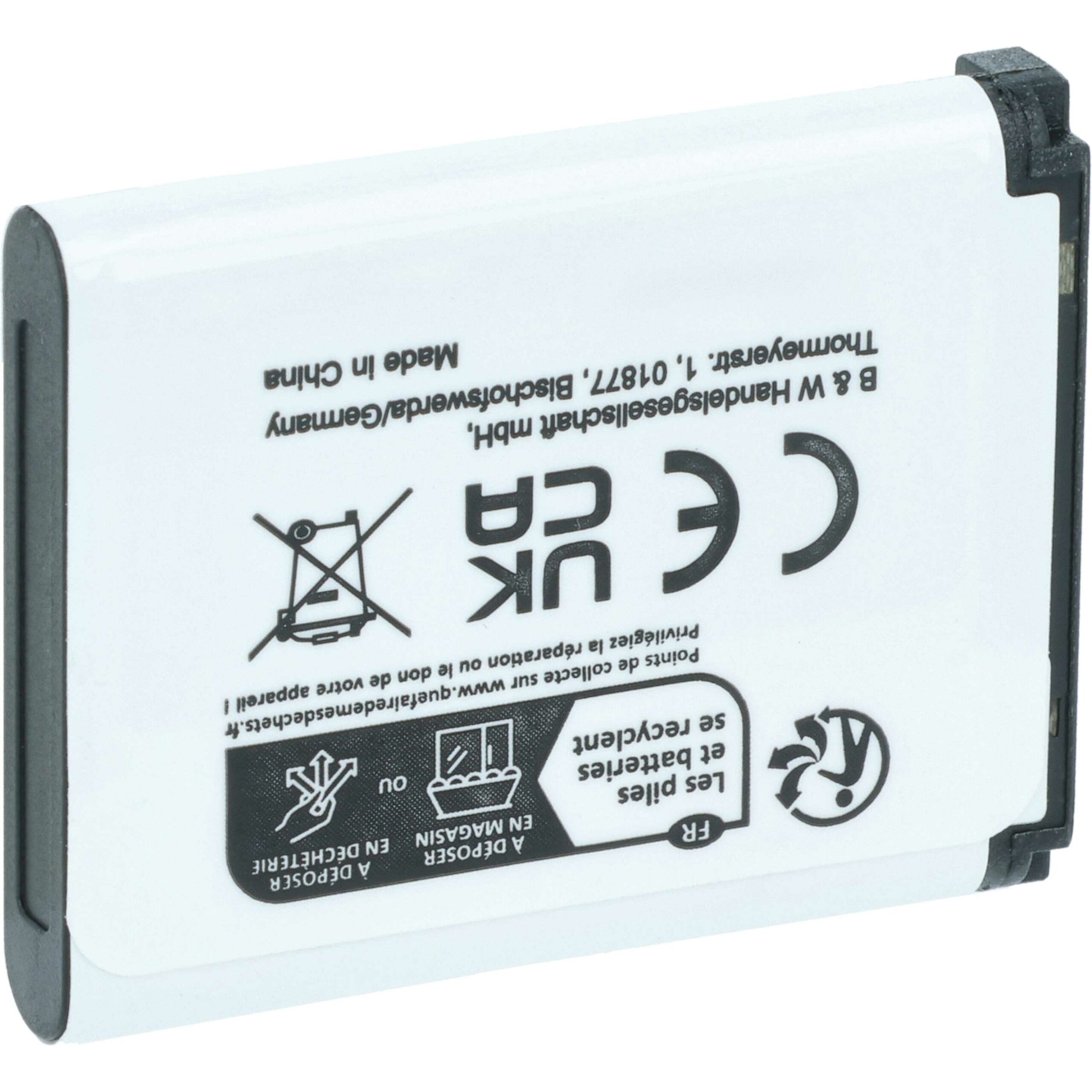 Bateria EXTENSILO compatível com BenQ DLI216 - 700mAh, 3.7V, Li-Ion - Image 2