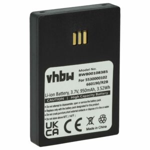 Bateria vhbw 950 mAh 3.7V Li-Ion para Telefones Fixos Ericsson Alcatel e Compatíveis
