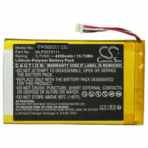 Bateria de Substituição vhbw para Autel MLP5070111 - 4250 mAh 3.7 V Li-polymer