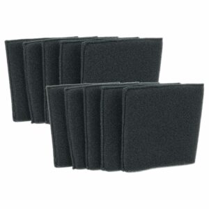 10x Filtros de Espuma vhbw para Aspirador Einhell 2351134