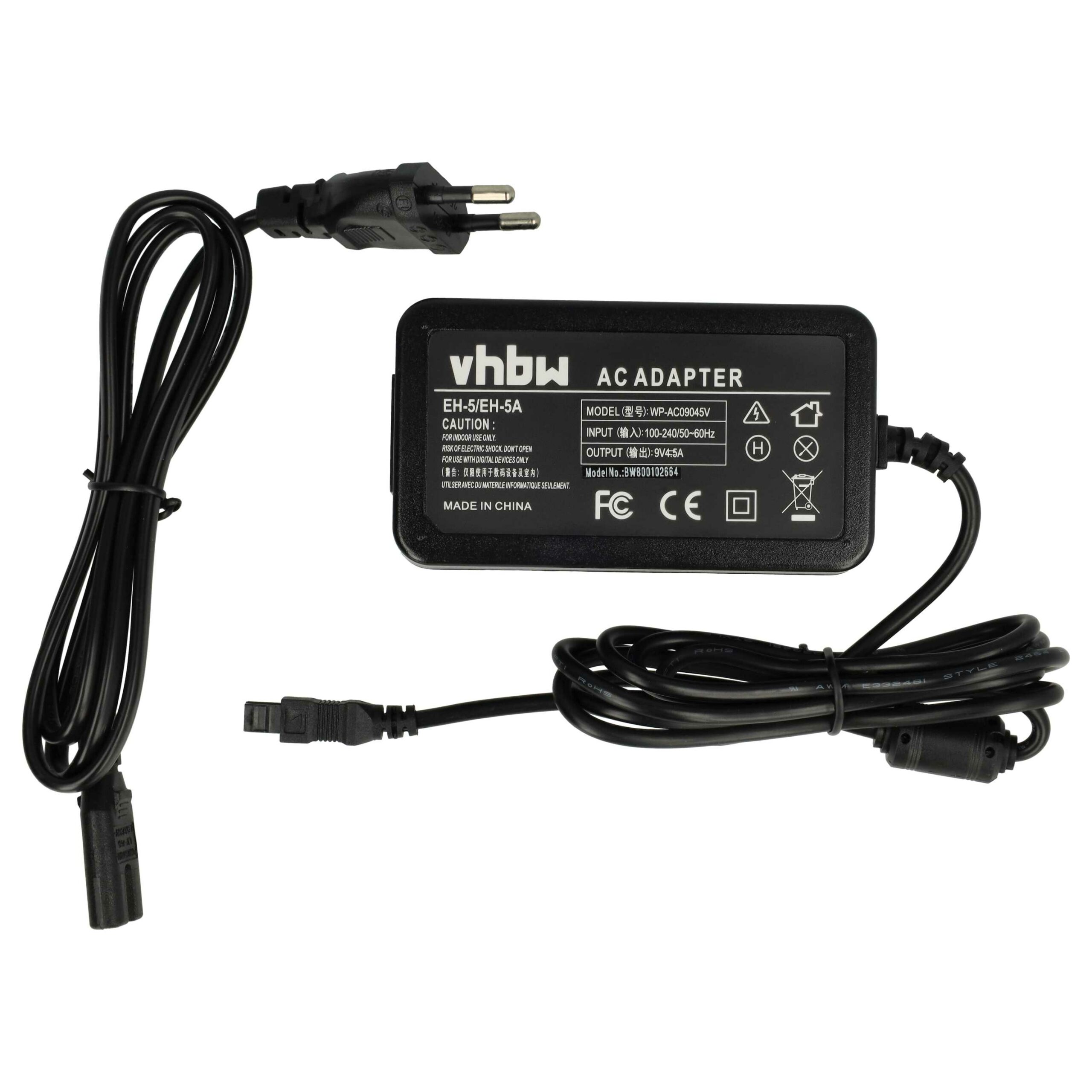 Carregador para Câmara Nikon substitui EH-5 EH-5a - 9V 4.5A 2m vhbw - Image 3