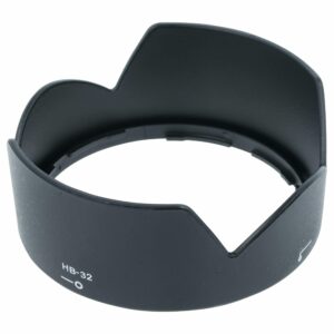 Paraluz para Nikon HB-32, 67 mm, plástico preto - vhbw