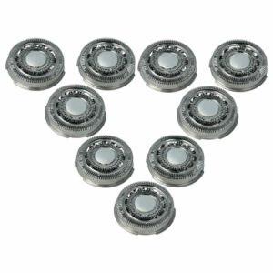 9 Cabeças de Corte para Philips S7520, S9000, S9031, S9111, S9161, S9711 - Prateado