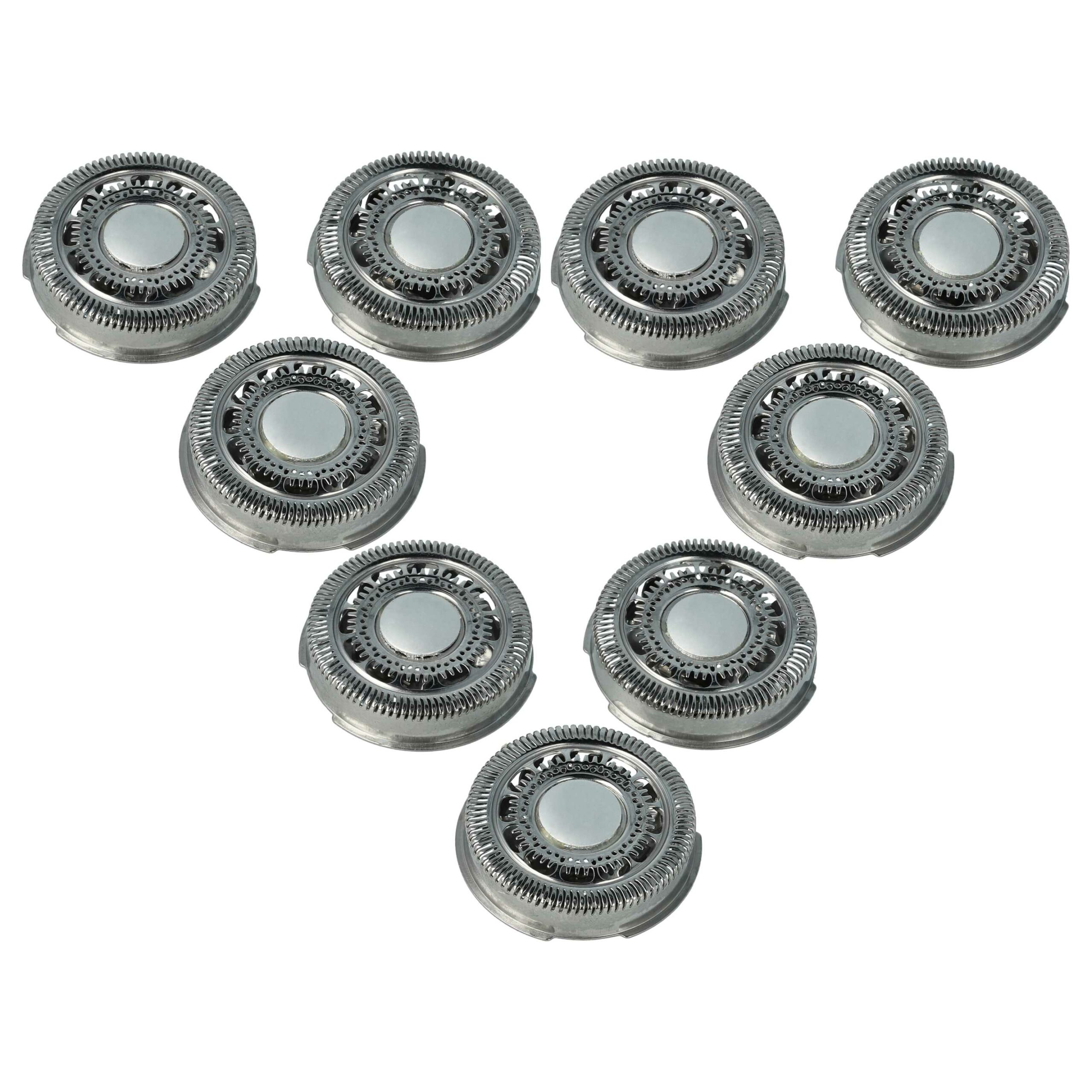 9 Cabeças de Corte para Philips S7520, S9000, S9031, S9111, S9161, S9711 - Prateado