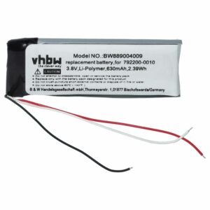 Bateria Wireless Headset vhbw para Bose 792200-0010 - 630 mAh 3.8 V Li-Ion