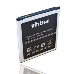 Bateria vhbw compatível com Samsung EB-B130BE, GH43-04256A, EB-BG313BBE - 1500 mAh 3.8 V Li-Ion