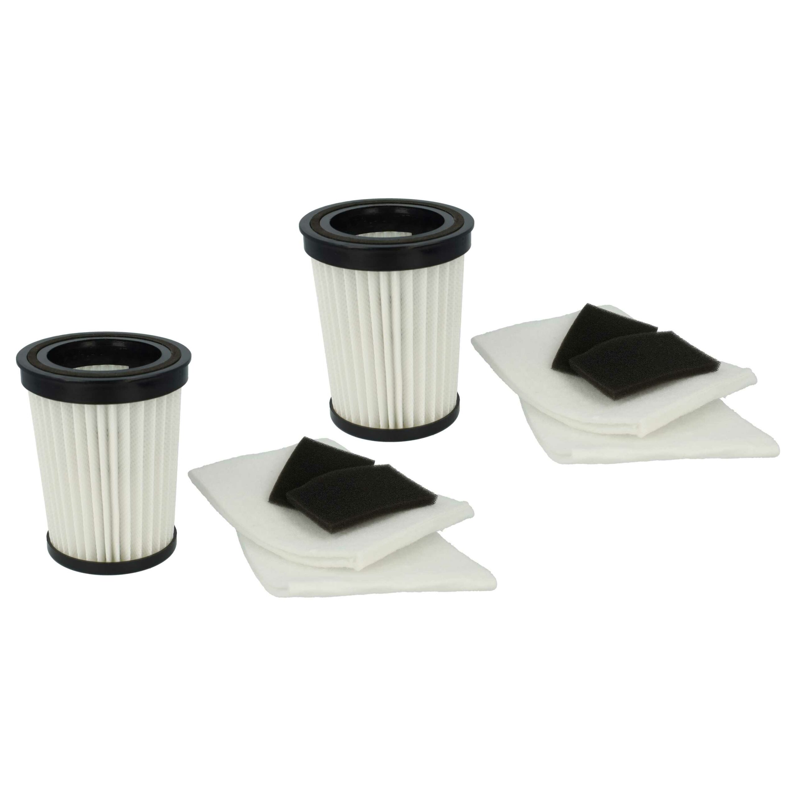 Conjunto de 10 Filtros vhbw para Aspirador Dirt Devil 2828001