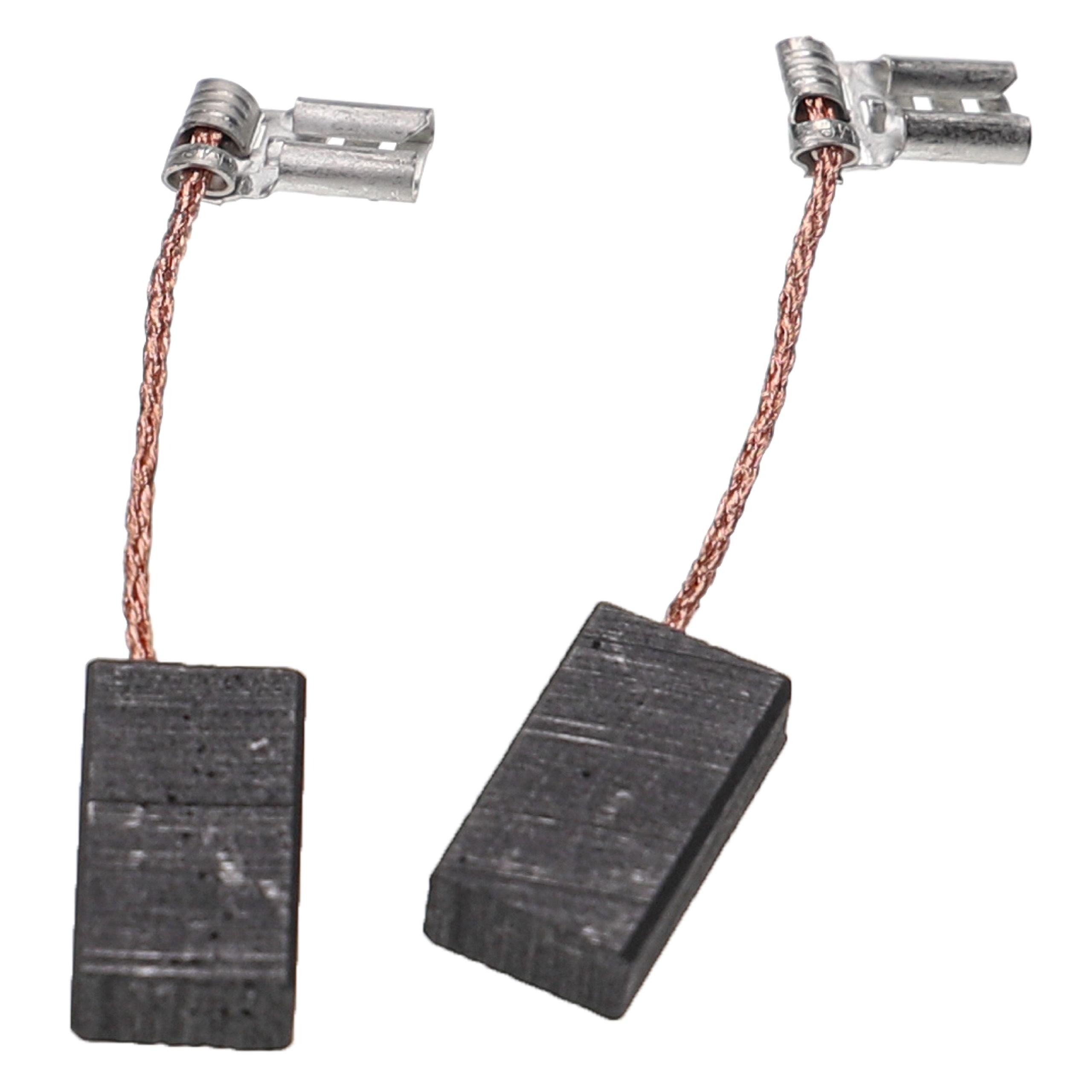 2x Escovas de Carvão para Collomix Xo 4 - 17 x 10 x 5 mm - Image 3
