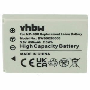 Bateria vhbw para Avant BATS4 - 650mAh, 3.6V, Li-Ion