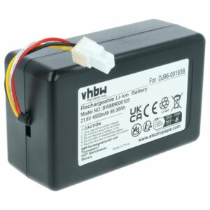 Bateria vhbw para Samsung DJ96-00193F, DJ96-00193B, DJ68-00741V-00, VCA-RBT72 - 4600mAh, 21.6V, Li-Ion