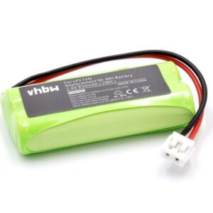 Bateria vhbw para Monitor de Bebé Tomy/Motorola - 850 mAh 2.4V NiMH (P71029B, LP175N)