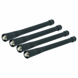Pack 4x Antena de Substituição Motorola NAD6502AR - 15,1 cm vhbw