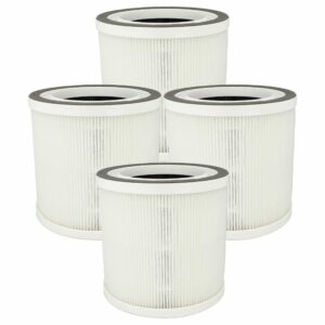 4x Filtros para Purificador TCL Breeva - Pré-filtro + HEPA + Carvão Ativado vhbw