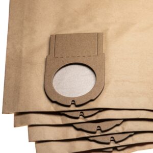 Pack 5x Sacos para Aspirador Metabo 6.31349, 631349000 - Papel