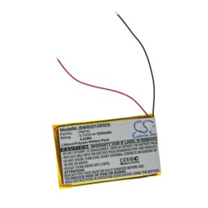 Bateria vhbw para Palm Tungsten TX - 1250 mAh 3.7 V Li-polymer