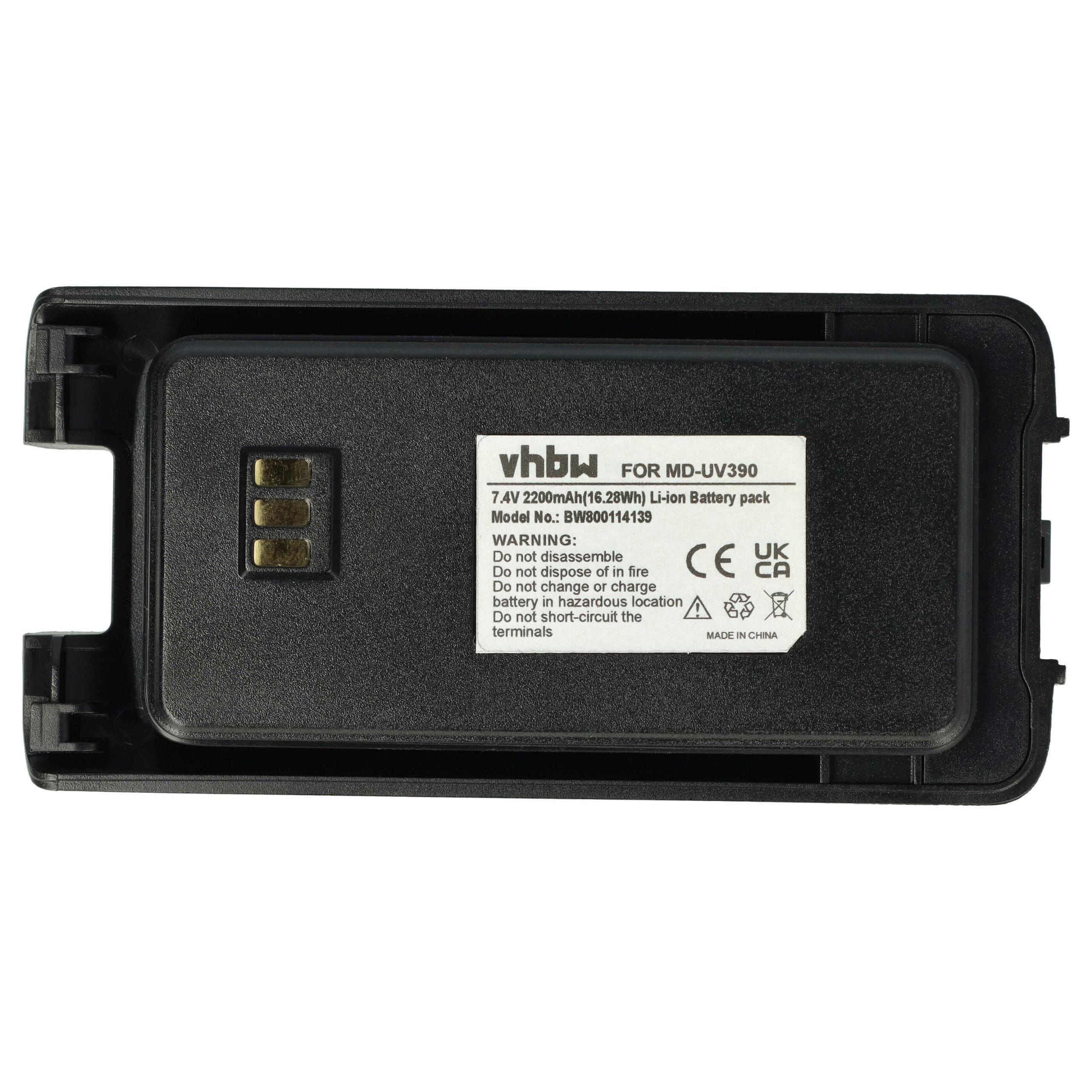 Bateria para Rádio vhbw BL50 - 2200 mAh 7.4V Li-Ion (Retevis, TYT, Tytera, Harico, Smartcom) - Image 3