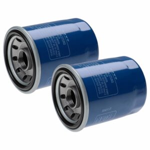 2x Filtro de Óleo vhbw Compatível com John Deere AM101378, AM100750