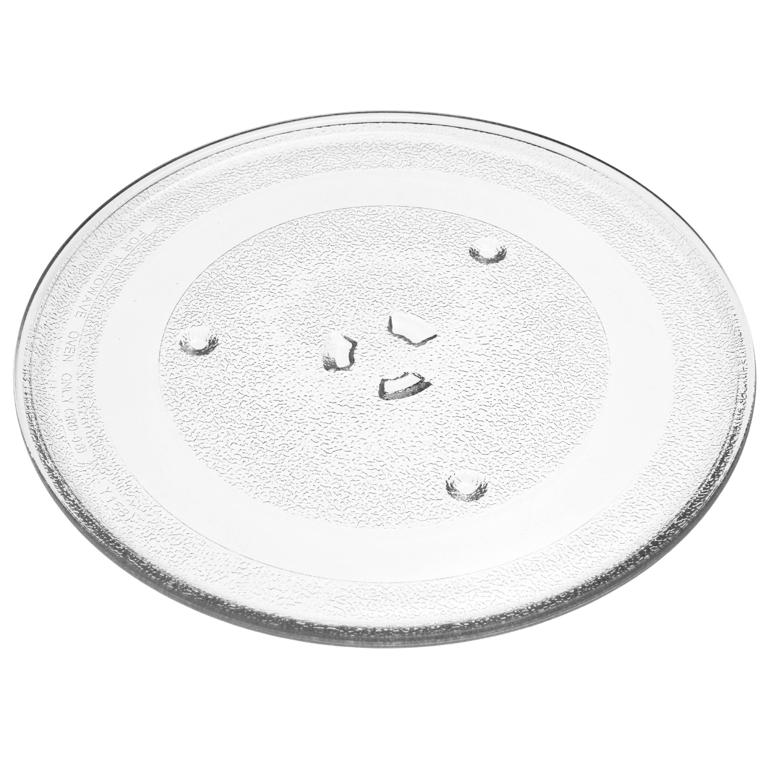 Prato Giratório de Vidro para Microondas Samsung DE74-20102D e LG - 28,8 cm vhbw
