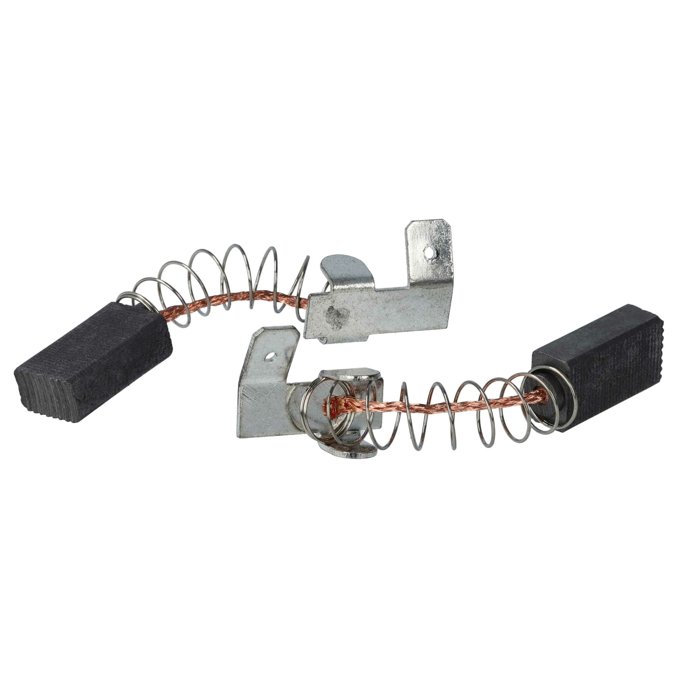 2 Escovas de Carvão Substituição Fein 30711075006 - 6.2 x 9.95 x 18 mm