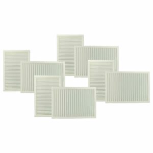 Conjunto de 8 Filtros vhbw para Sistema de Ventilação Viessmann 7543981 - Filtro de Escape (G4) e Filtro de Entrada (F7)