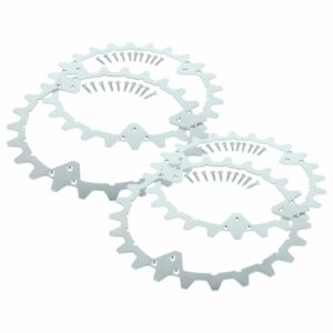 4 Espigões para Cortador de Relva Robô Husqvarna Automower 320, 420, 430X, 450X - Aço Inoxidável, 24 Dentes