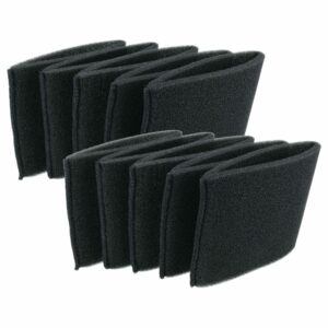 10x Filtros de Espuma vhbw para Aspirador Einhell - Substitui Acessório 2351132
