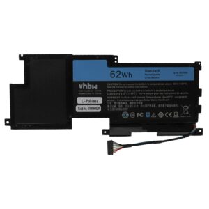 Bateria para Notebook Dell 09F233, W0Y6W, WOY6W - 5500 mAh 11.1 V Li-polymer vhbw
