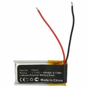 Bateria para Smartwatch Fitbit FB407 - 45 mAh 3.7 V Li-polímero + Ferramentas
