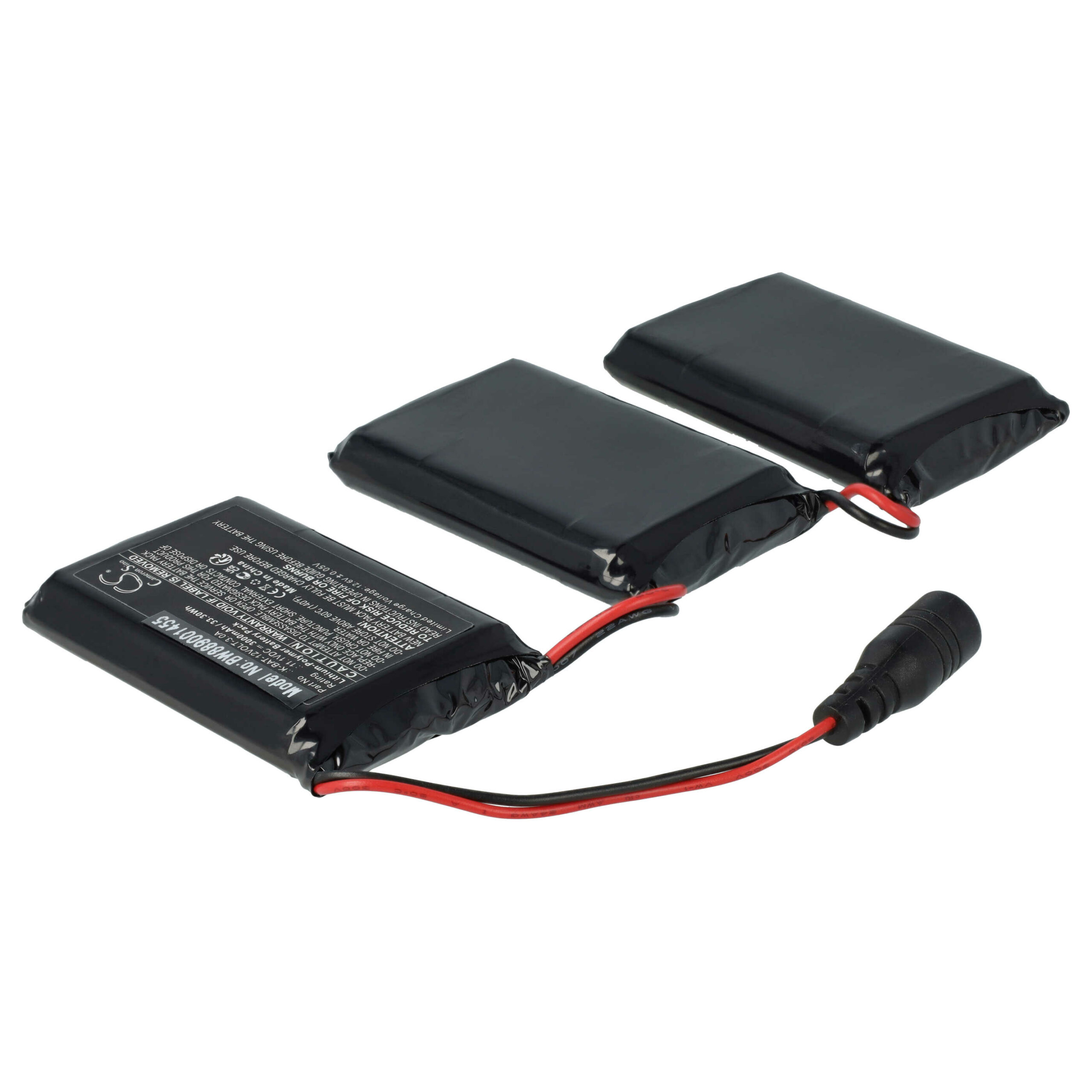 Bateria para Luvas Térmicas de Mota Macna - 3000 mAh 11.1V Li-polymer vhbw - Image 3