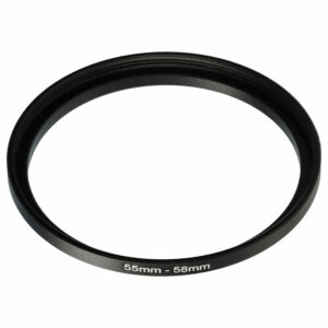 Adaptador de Passo 55mm para 58mm vhbw - Anel Conversor para Objetivas