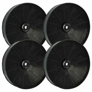 4x Filtro de Carvão Ativado para Coifa Zanussi - Substituição 50290909006, 50246307008 - 17,3 cm