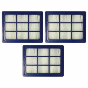 Pack 3x Filtros de Substituição Nilfisk 147 0432 500 para Aspirador Grundig, Classe H12