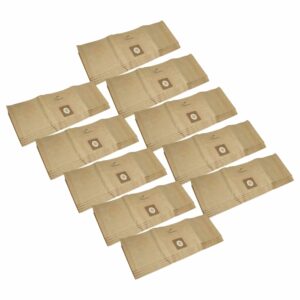 Pack 50x Sacos de Papel para Aspirador Bosch 2609256F33