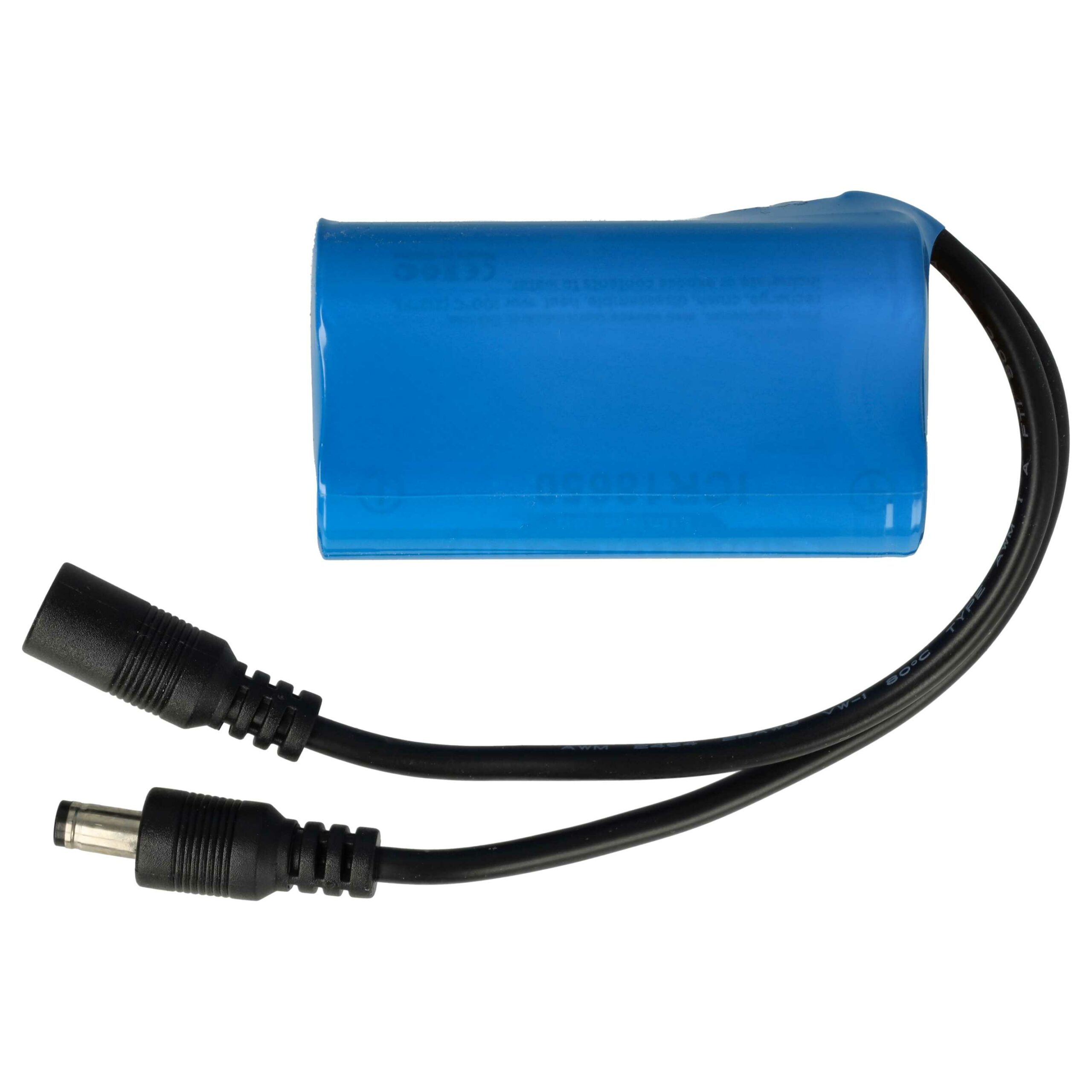 Bateria para Lanterna LED XML T6 - 5200 mAh 7.4 V Li-Ion vhbw - Image 4