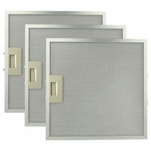 Pack 3x Filtro de Gordura em Metal vhbw - Compatível com Bauknecht 481248058144