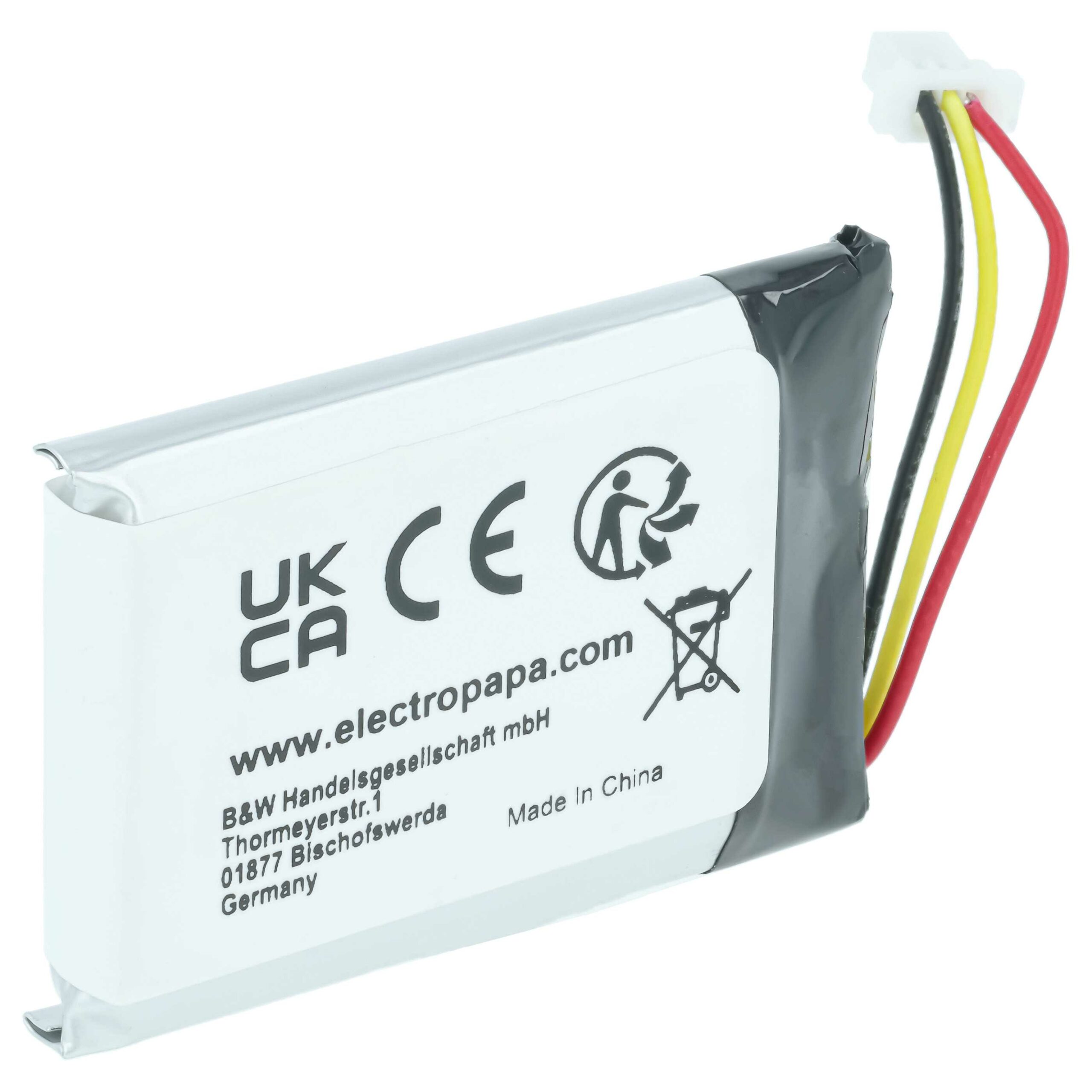 Bateria vhbw para Câmara de Vídeo Mio 582535 - 450 mAh 3.7 V Li-polymer - Image 2