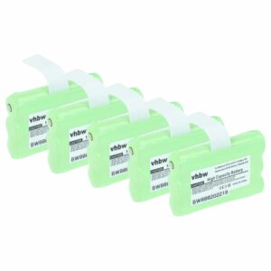 Bateria vhbw 5x para Midland AVP14, BATT3R - 700 mAh 3.6 V NiMH
