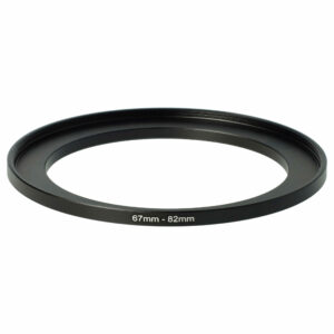 Adaptador de Aumento de Anel 67 mm para 82 mm - Acessório para Objetivas de Câmara vhbw