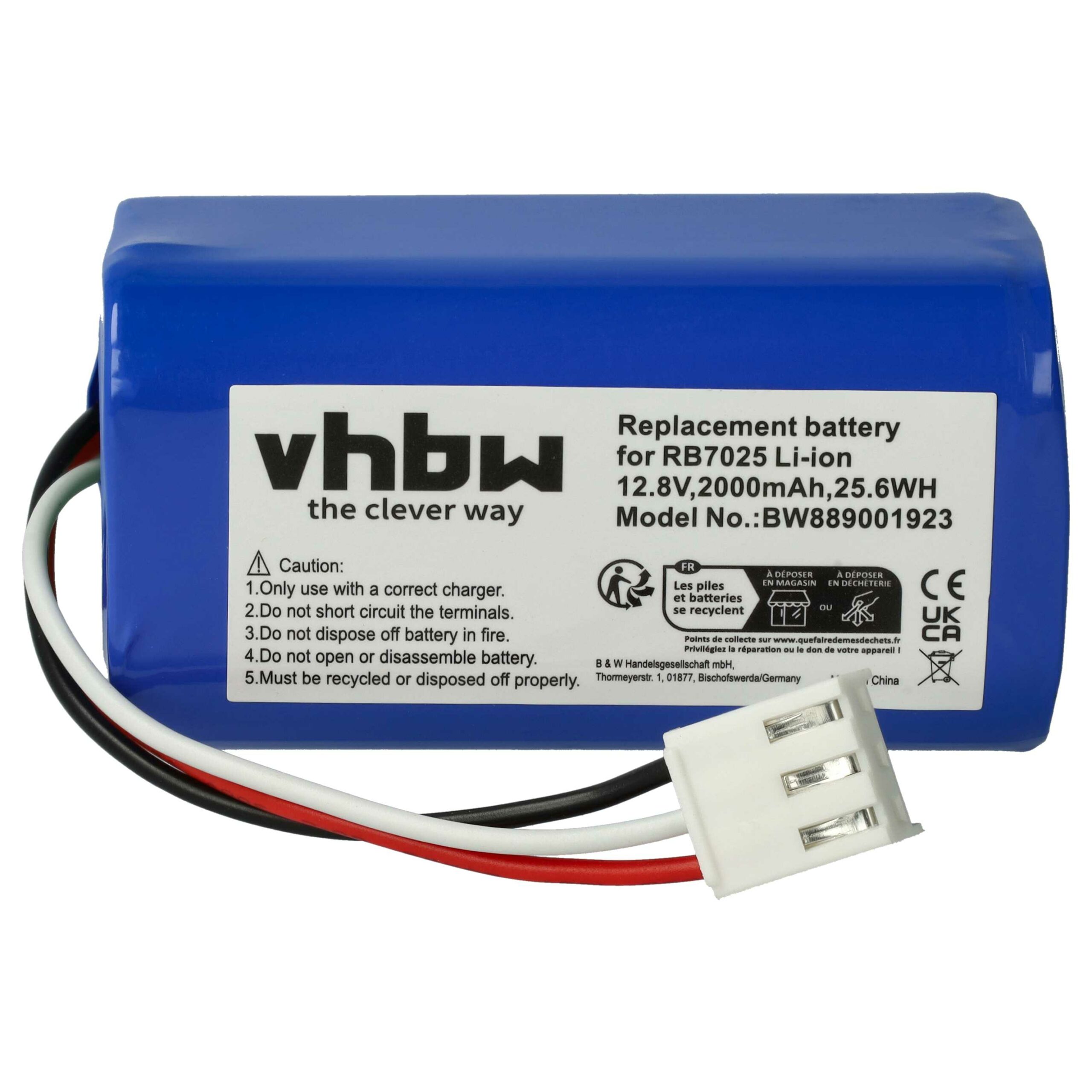 Bateria vhbw para Philips CP0111/01, 4IFR19/66 - 2000mAh, 12.8V, Li-Ion