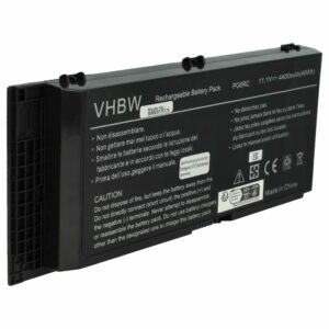 Bateria para Notebook Dell vhbw - 4400 mAh 11.1 V Li-Ion (0JHYP2, 0FVWT4, 0R7PND, 0PG6RC, 0TN1K5, 0RY6WH)
