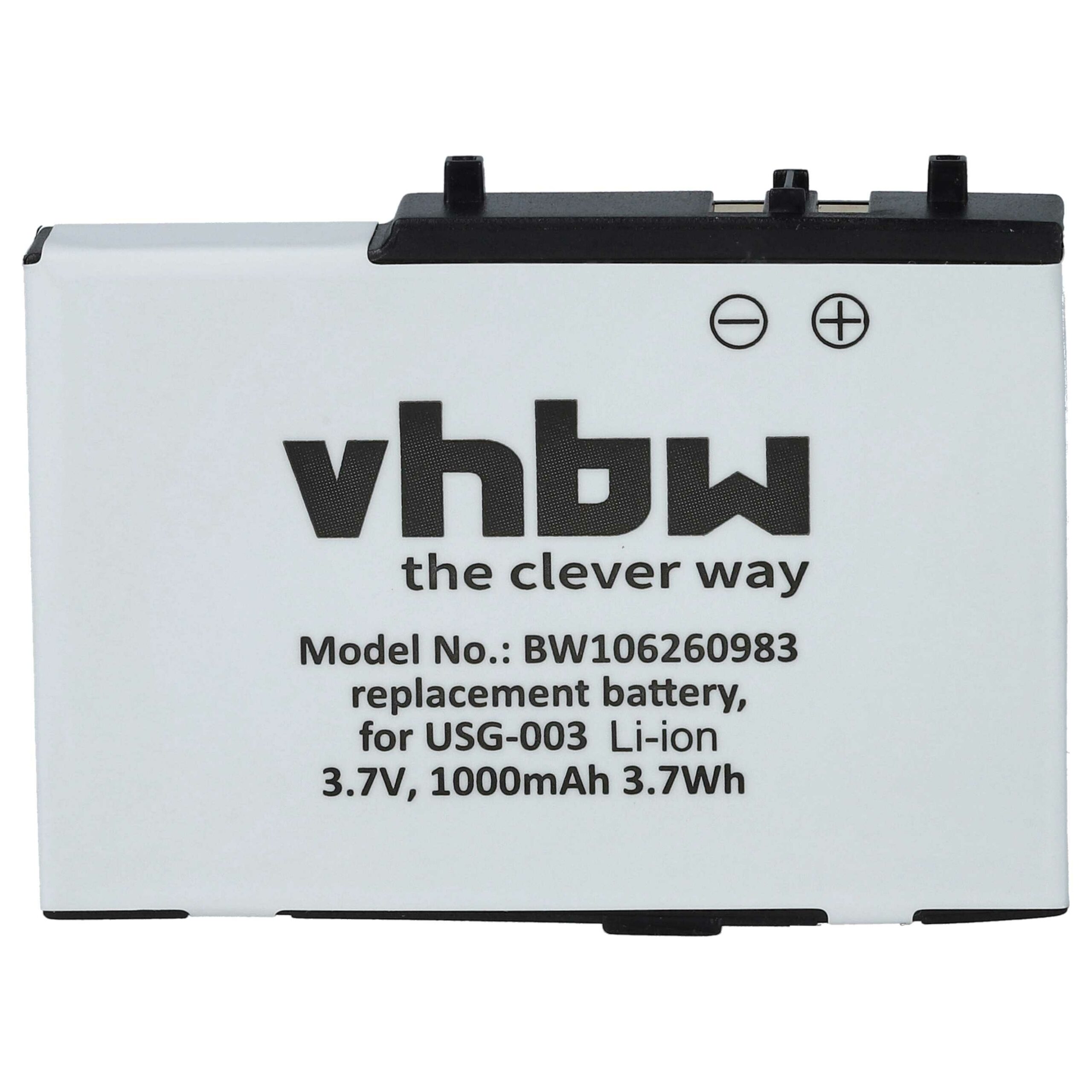 Bateria vhbw para Nintendo USG-001, USG-003 - 900 mAh 3.7 V Li-Ion - Image 3