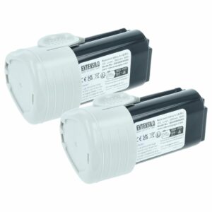 2x Bateria para Black & Decker BL1310, BL1110, BL1510, LB12 - 2500 mAh, 12 V, Li-Ion EXTENSILO
